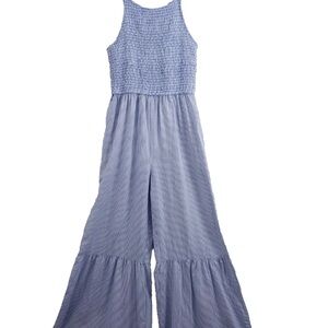 Japna Blue Striped Jumpsuit